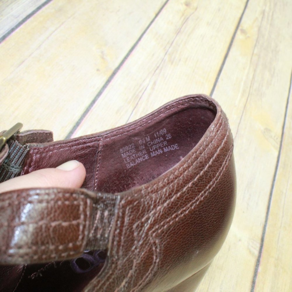 CLARKS Indigo Crossover High Heel Buckle Shoes 6.5 - Picture 7 of 8